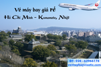 Vé máy bay TPHCM đi Kumamoto, Nhật Japan Airlines giá rẻ từ 294 USD